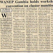 West Africa Network for Peacebuilding Convenes Gambia Stakeholder Meeting on CCM Ratification