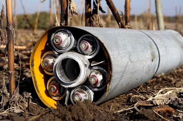 Uragan Cluster Munition Rocket Ukraine HRW 599X399 